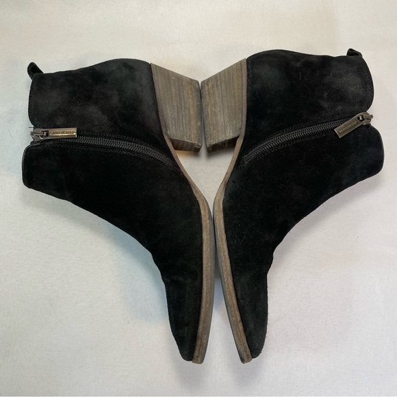 AQUATALIA By Marvin K Womens Black Suede Ankle Boots Size 7.5 Side Zip Italy - Picture 8 of 16